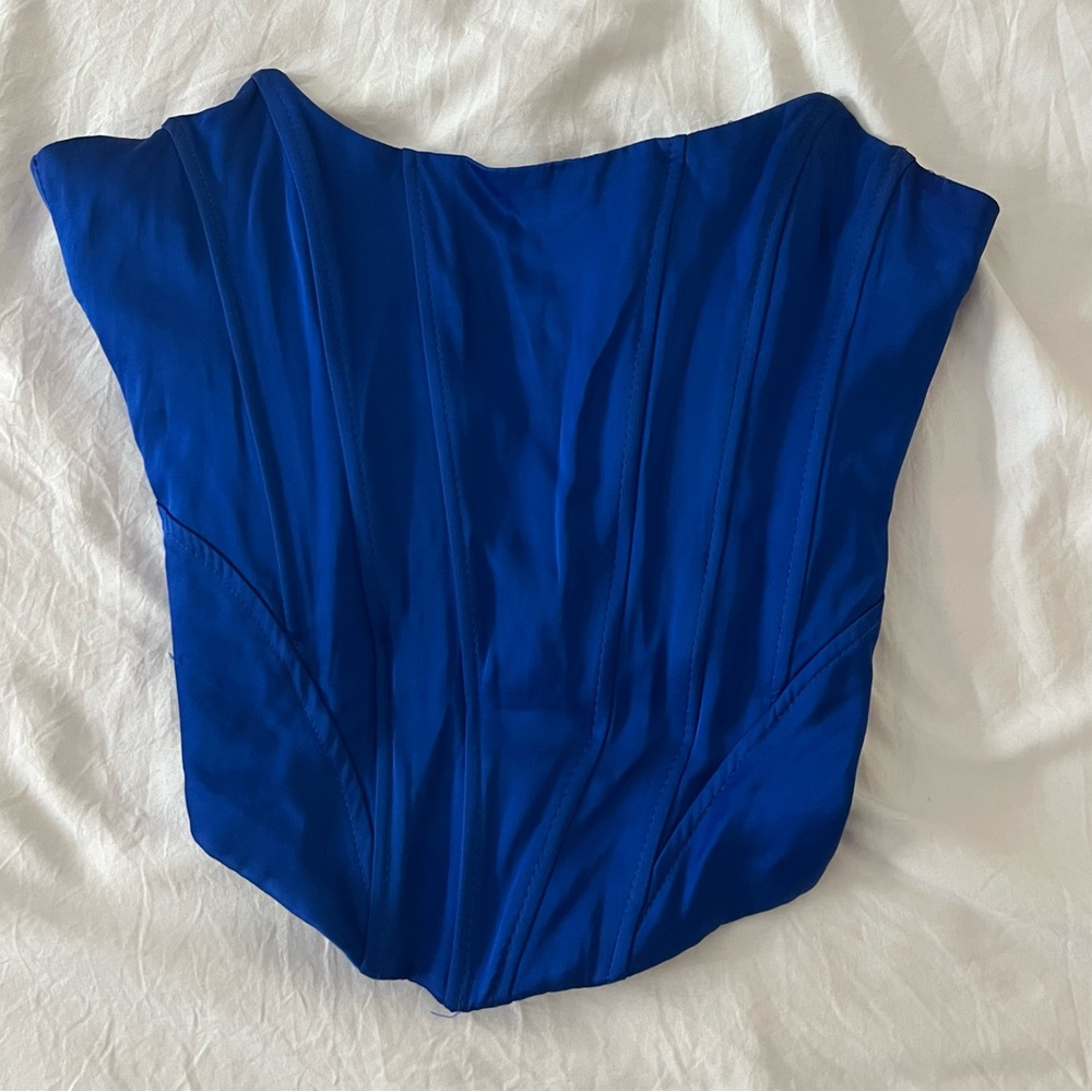 Zara | Elegant Blue Corset